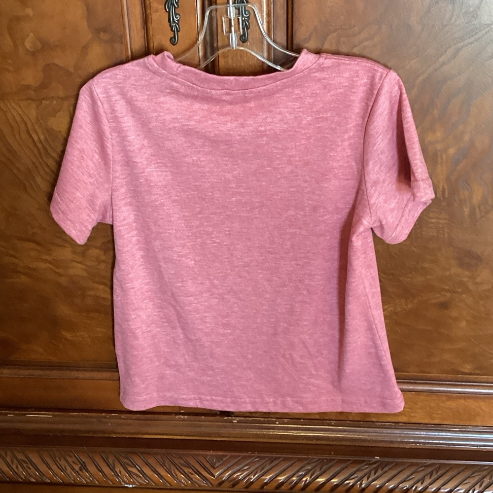 Flower Girl Tee Heather Pink Size Extra Small - Picture 3 of 4